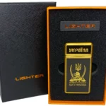 Газовая зажигалка «Доброго вечора, ми з України» HL-489 Gold